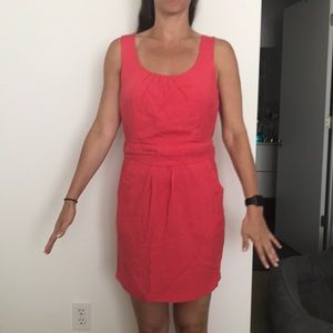 Lulus pink dress with open back